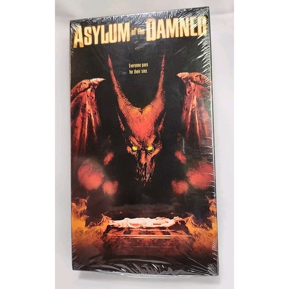 Asylum of the Damned VHS Horror Fantasy Columbia Rare! New & Sealed! Watermark!